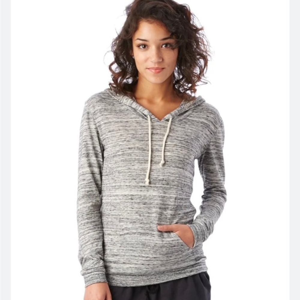 Jersey knit lightweight hoodie